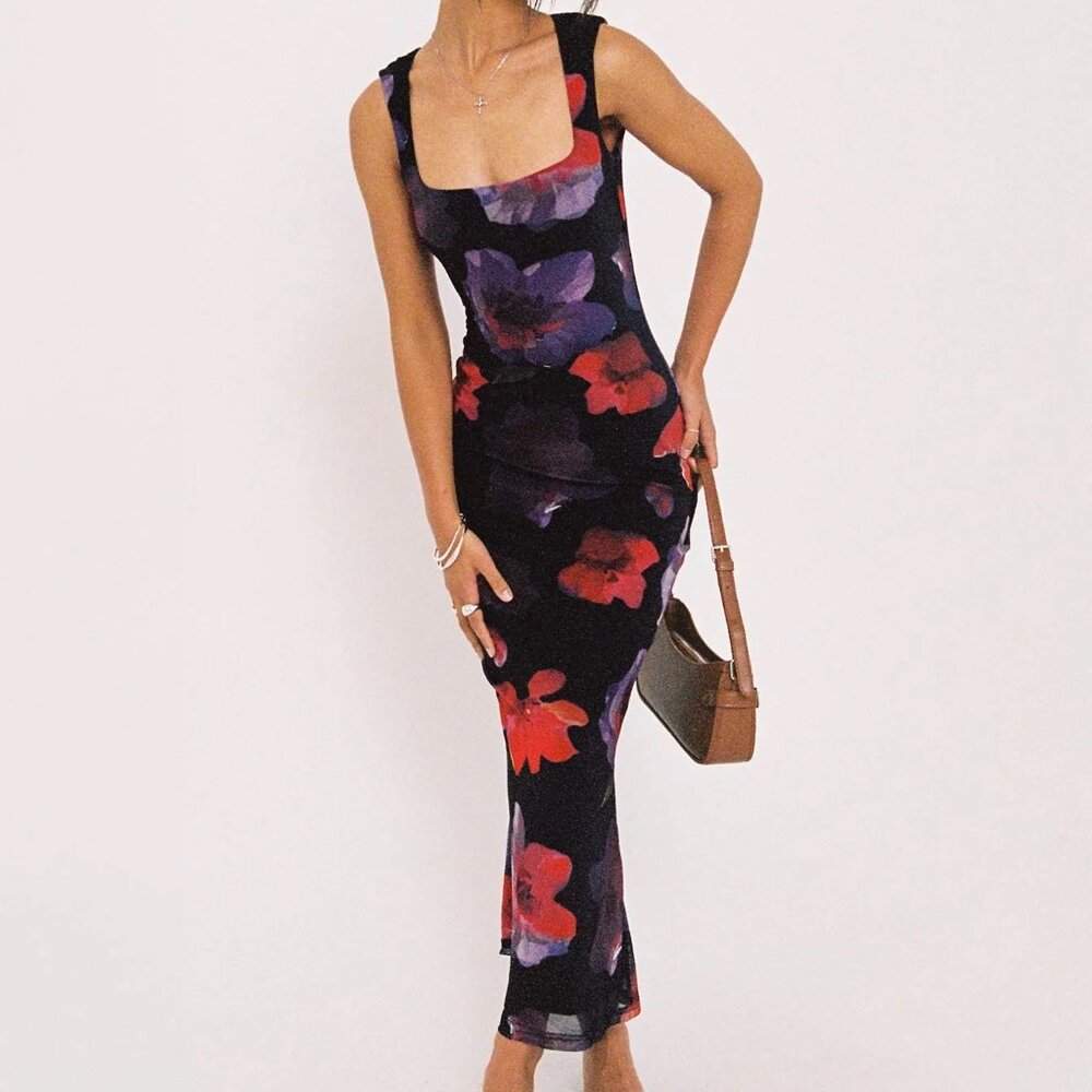 Princess Polly Eviana Maxi Dress Floral